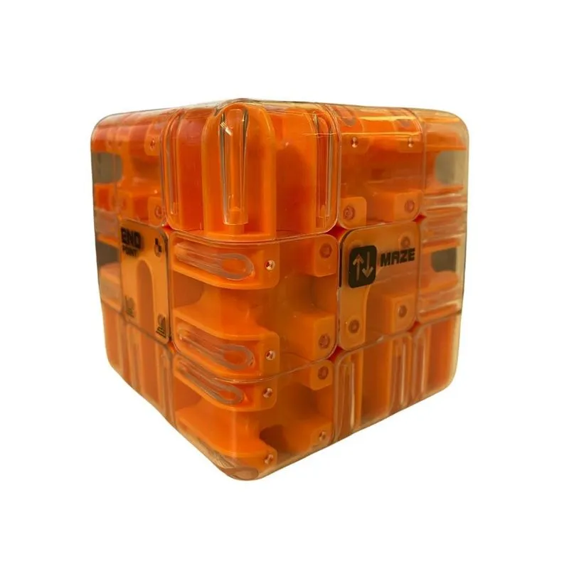Cubo Mágico 3x3x3 Labirinto Laranja - Cuber Brasil