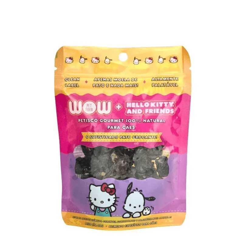 Petisco WOW para Cães Moela de Pato Gourmet 50g