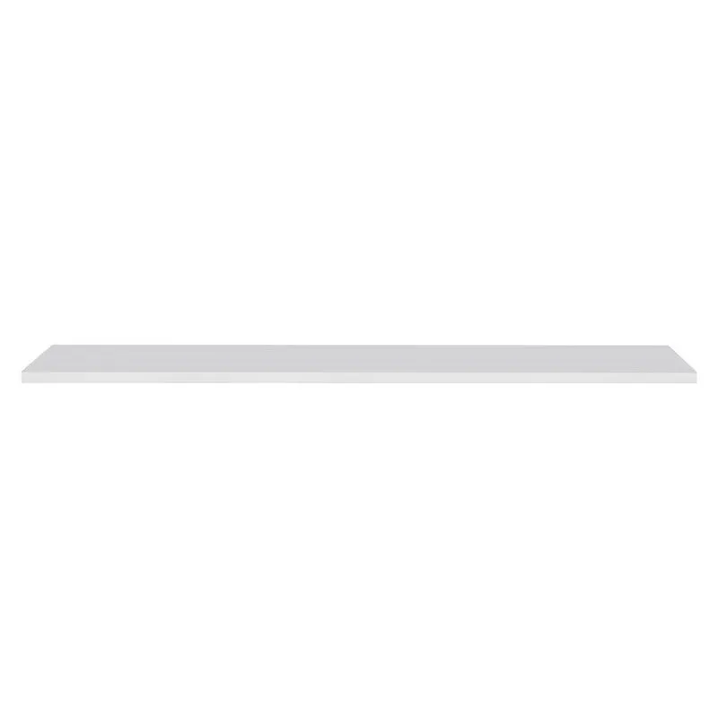 Prateleira Flutuante Quarto Infantil Com Suporte Invisível 91x20cm Yara Branco - Lumil