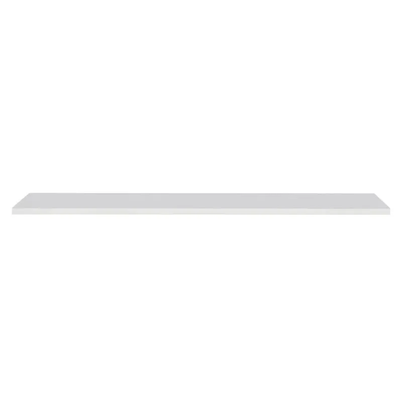 Prateleira Flutuante Para Escritório Com Suporte Invisível 68x20cm Yara Branco - Lumil