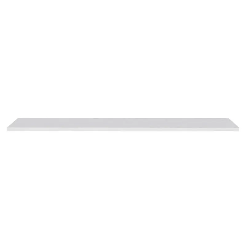 Prateleira Flutuante Para Cozinha Com Suporte Invisível 91x20cm Yara Branco - Lumil