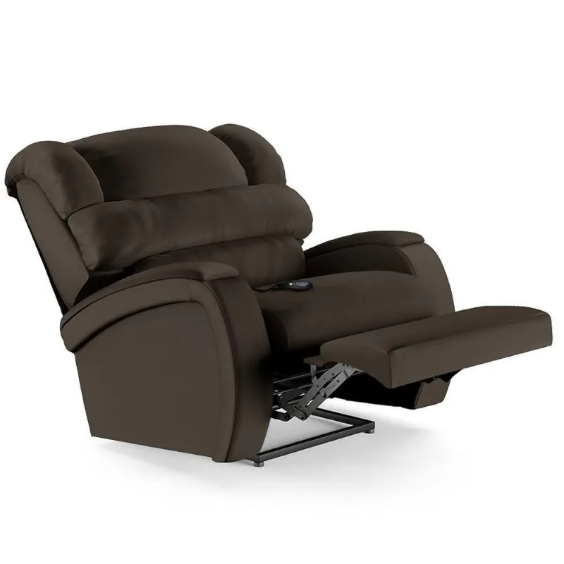 Poltrona Do Papai Reclinável Kalie Controle Power Elétrico Usb Fh9 Pu Marrom - Mpozenato