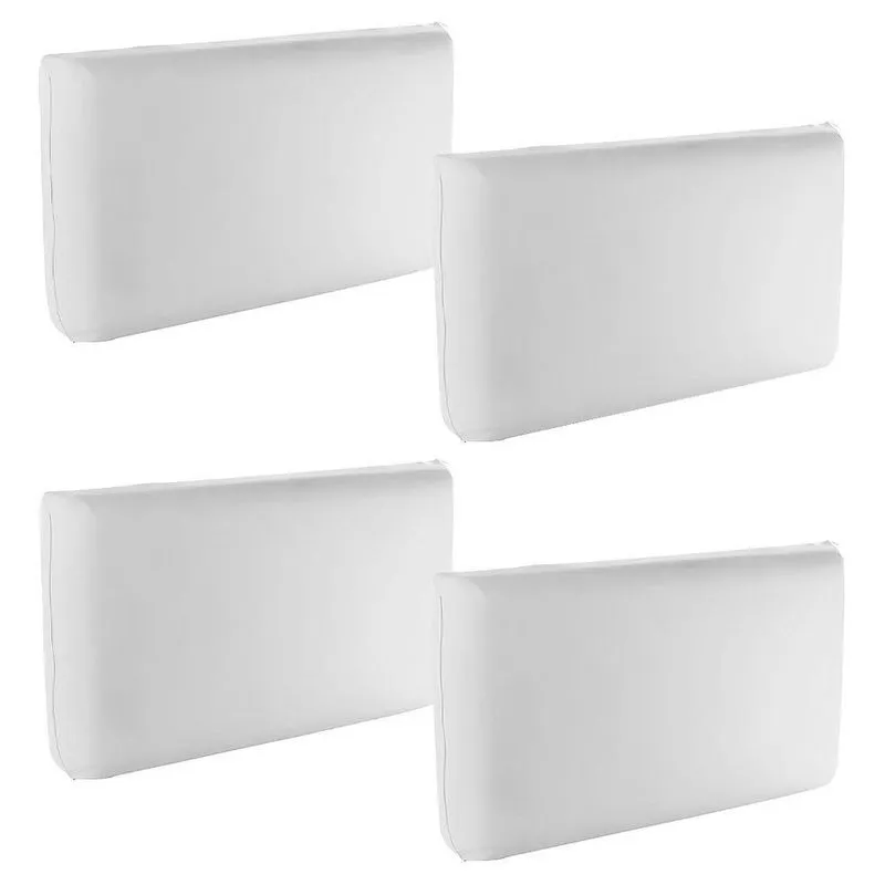 Travesseiro Suporte Firme Kit 4 Íons De Prata Extranasa Branco - Fibrasca