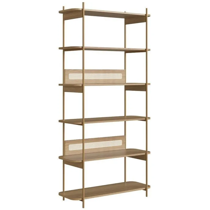 Estante Industrial Pés De Metal Arlo A10 Hanover-dourado - Mpozenato
