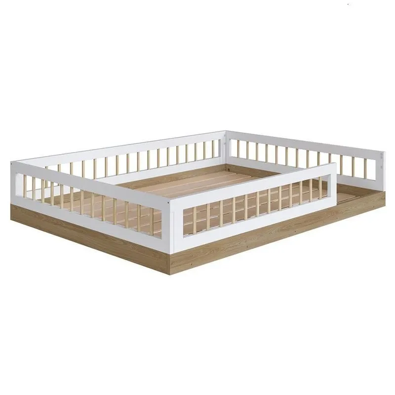Cama Montessoriana Infantil 140cm Lumiar C06 Aveiro-branco - Mpozenato