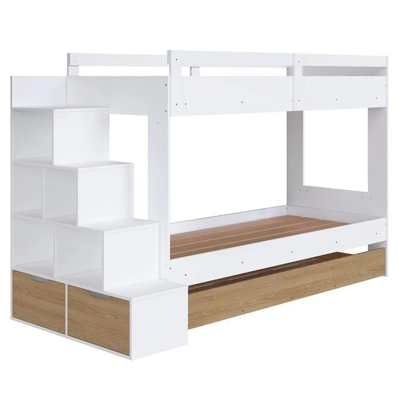 Treliche Infantil Com Escada E Nichos Infix C06 Branco-aveiro - Mpozenato