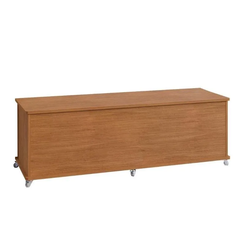 Recamier Calçadeira Baú Casal 135cm Bled C14 Cedro - Mpozenato
