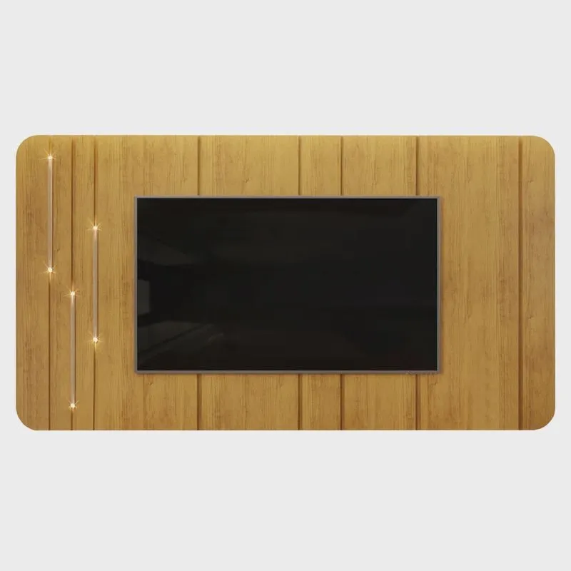 Painel para TV Suspenso 75 Pol 240cm Celi D04 Cedro - Mpozenato