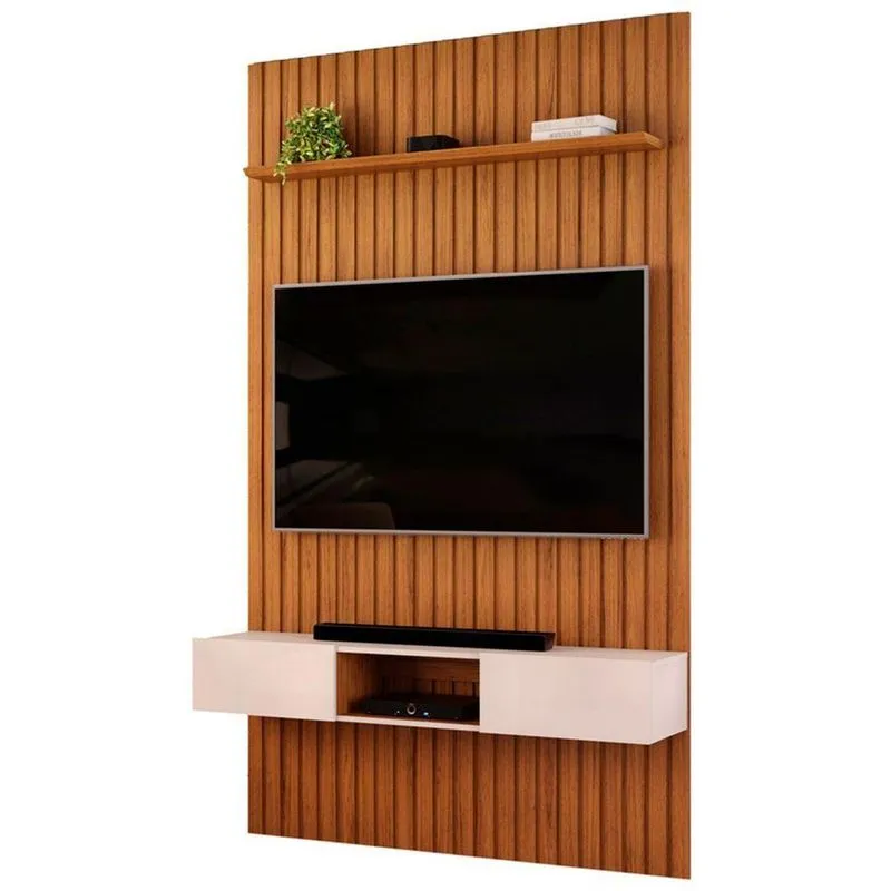 Painel Tv 60 143cm Bancada Suspensa Noah D04 Freijó-off - Mpozenato