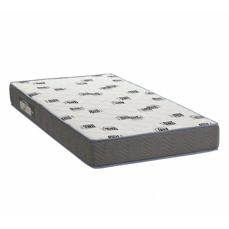 Colchão Solteiro Light Bordado Espuma D33 Selada 88x188x17cm - Ortobom