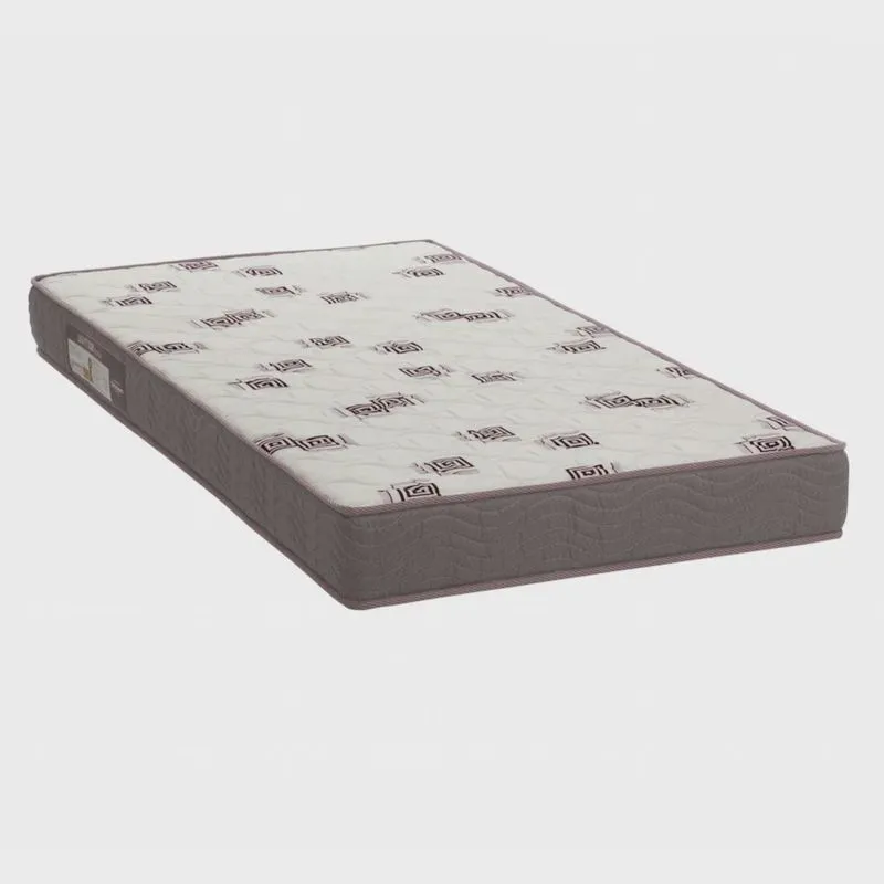 Colchão Solteiro Light Bordado Espuma D28 Selada 88x188x14cm - Ortobom
