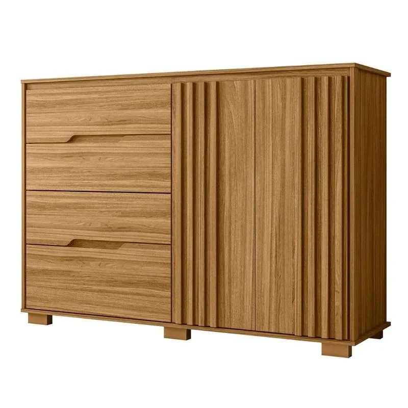Cômoda Para Quarto 4 Gavetas 147cm Gênova M07 Freijó - Mpozenato