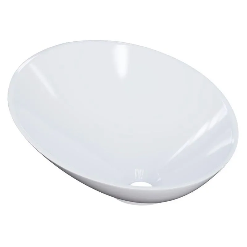 Cuba Pia Para Banheiro Meia Lua 39cm Thaís C08 Branco - Mpozenato