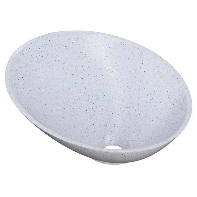Cuba Pia Para Banheiro Meia Lua 39cm Thaís C08 Branco Granit - Mpozenato
