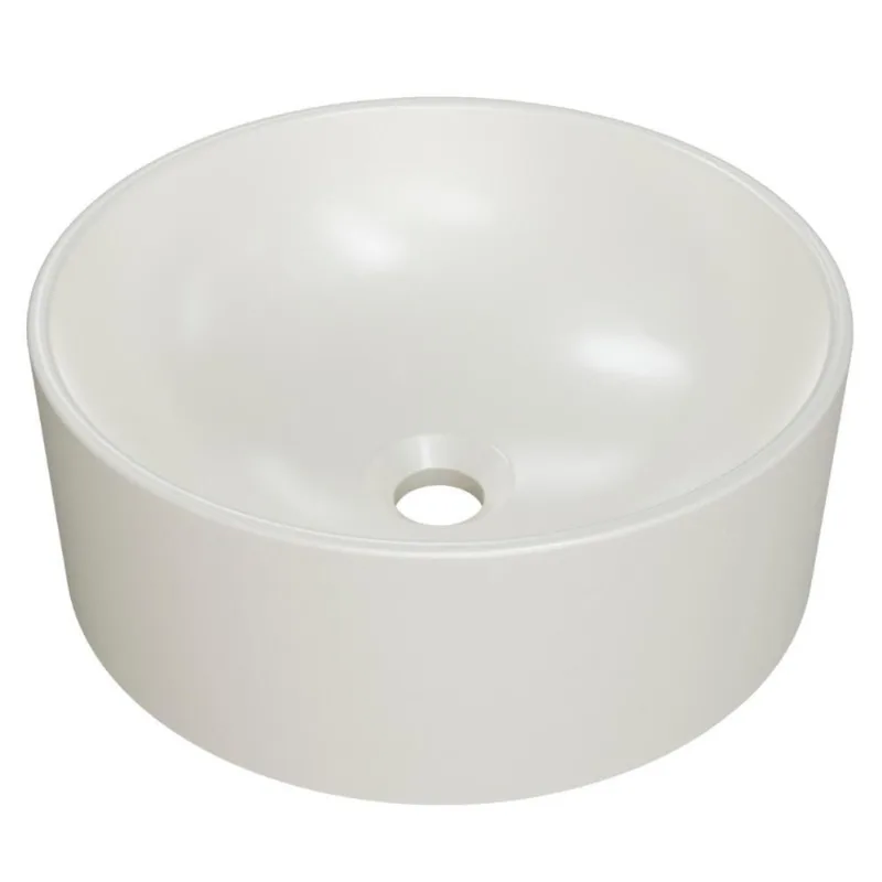 Cuba Pia Para Banheiro Redonda 34cm Sara C08 Bege - Mpozenato