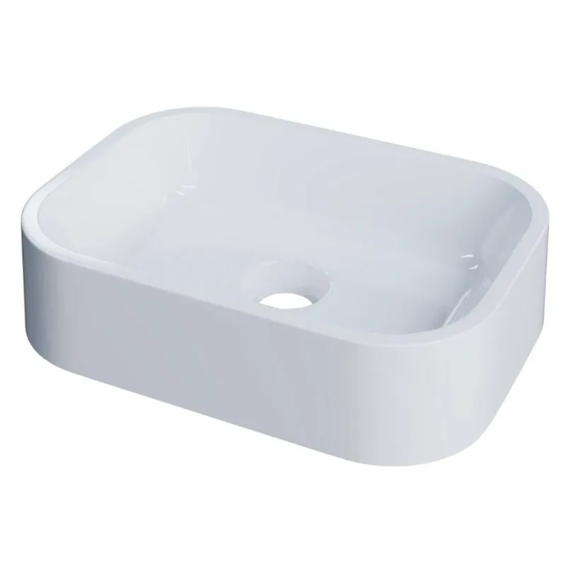 Cuba Pia Para Banheiro Retangular 38cm Dalila C08 Branco - Mpozenato