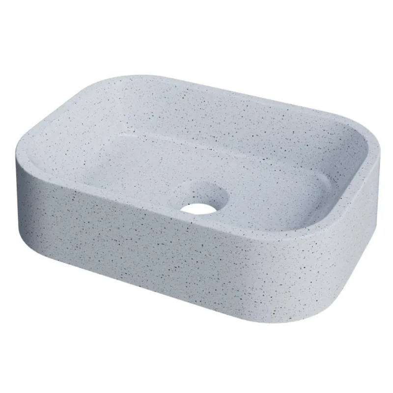 Cuba Pia Para Banheiro Retangular 38cm Dalila C08 Branco Granit - Mpozenato