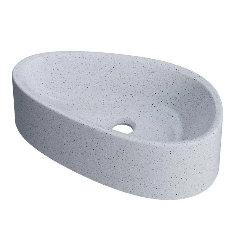 Cuba Pia Para Banheiro Gota 43cm Maitê C08 Branco Granit Mpozenato