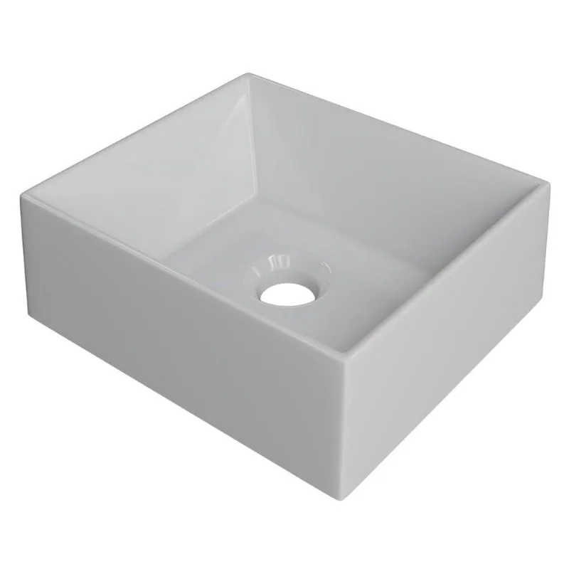 Cuba Pia De Apoio Para Banheiro Retangular 30cm Joy C08 Branco Mpozenato - Mpozenato