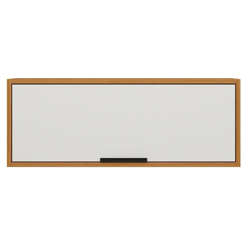Armário Aéreo Basculante 80cm Nala Freijó Uv/off Acetinado Z44 - Mpozenato