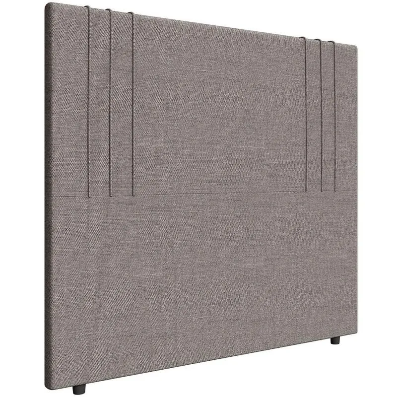 Cabeceira Cama Box Casal 140cm Estofada Rama Linho Neutro Z04 - Mpozenato