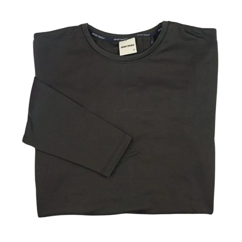 Camiseta Masculina Mormaii 582186 Manga Longa Térmica P / Preto