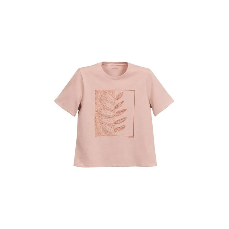 Blusa Manga Curta Malha Eco Linho Marialicia