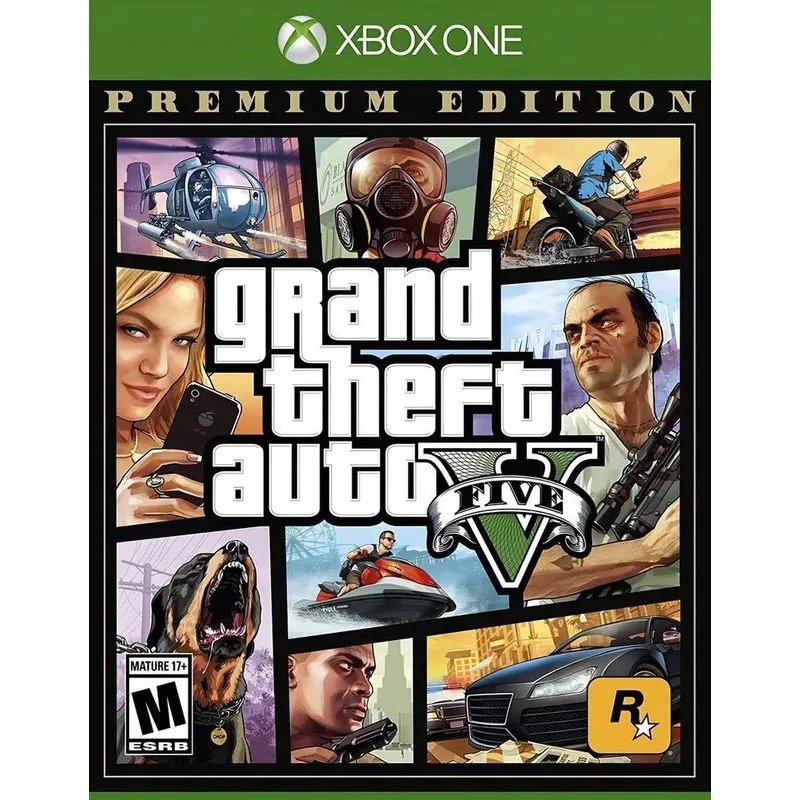 3x Grand Theft Auto V Premium Edition (físico)