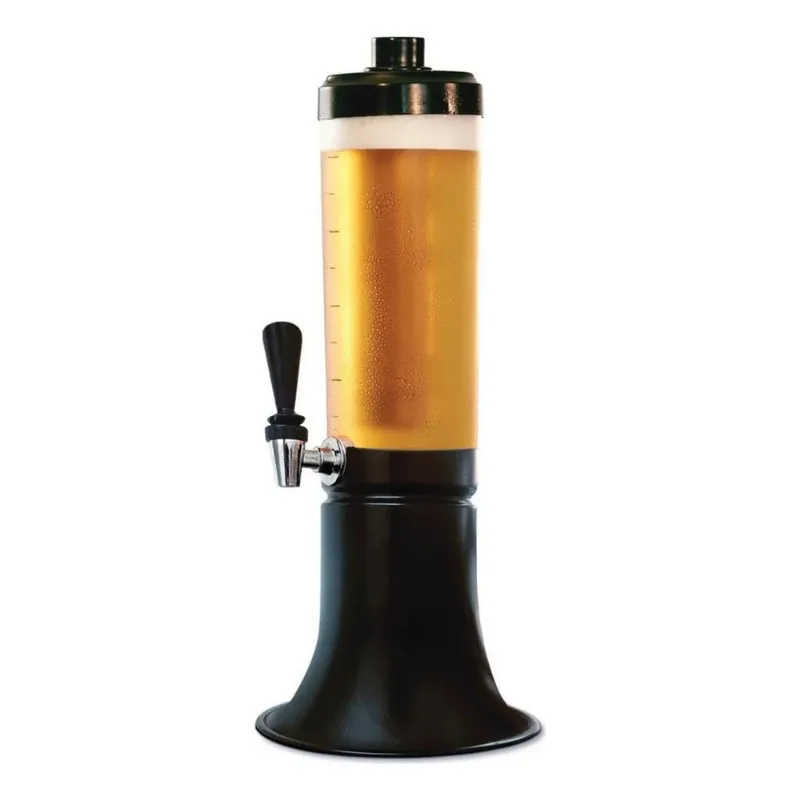 Torre Chopp 2l Com 2 Refil Gelantes Cor Preto