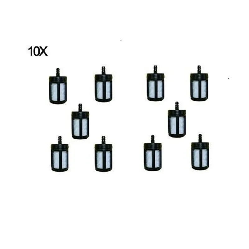 10 Filtros De Gasolina Roçadeiras E Motosserras Bico Fino