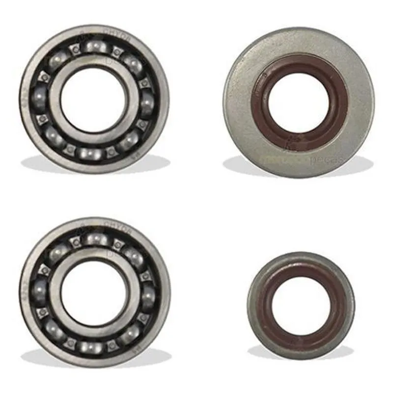 Retentor + Rolamentos Virabrequim Para Roçadeira Stihl Fs160