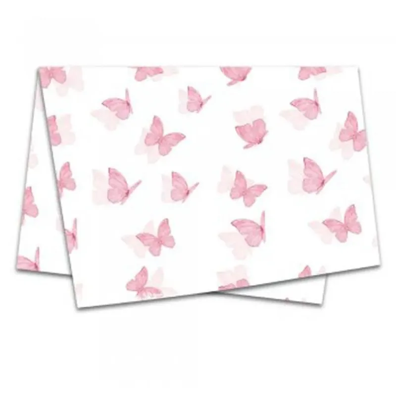 Papel Seda Decorado 50X70CM Butterfly PCT.C/50