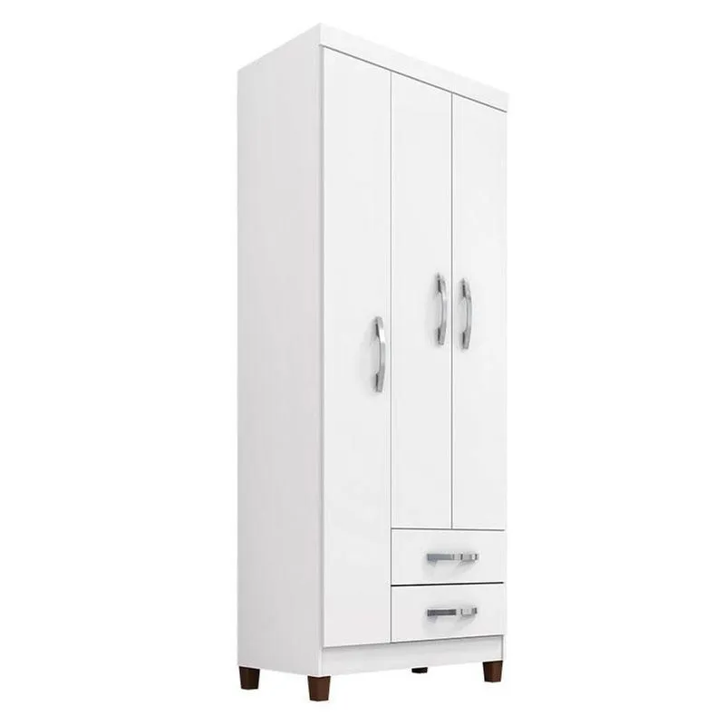 Guarda Roupa Infantil Mogi 3 Portas Branco Flex - Incorplac