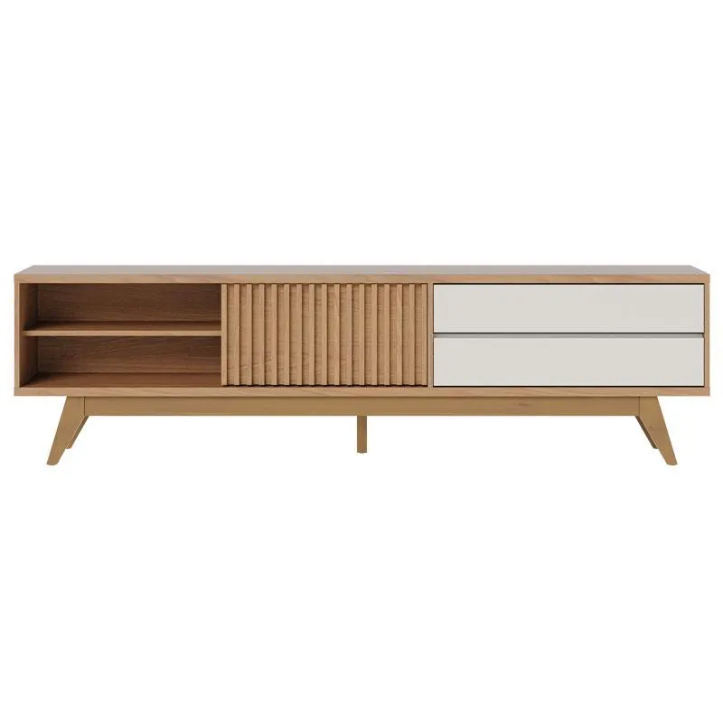 Rack Bancada Ambiente Veneza Freijó Off White Matte – Colibri
