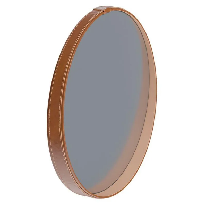 Espelho Decorativo para Sala de Estar Ambiente Aqua Marrom - Imcal