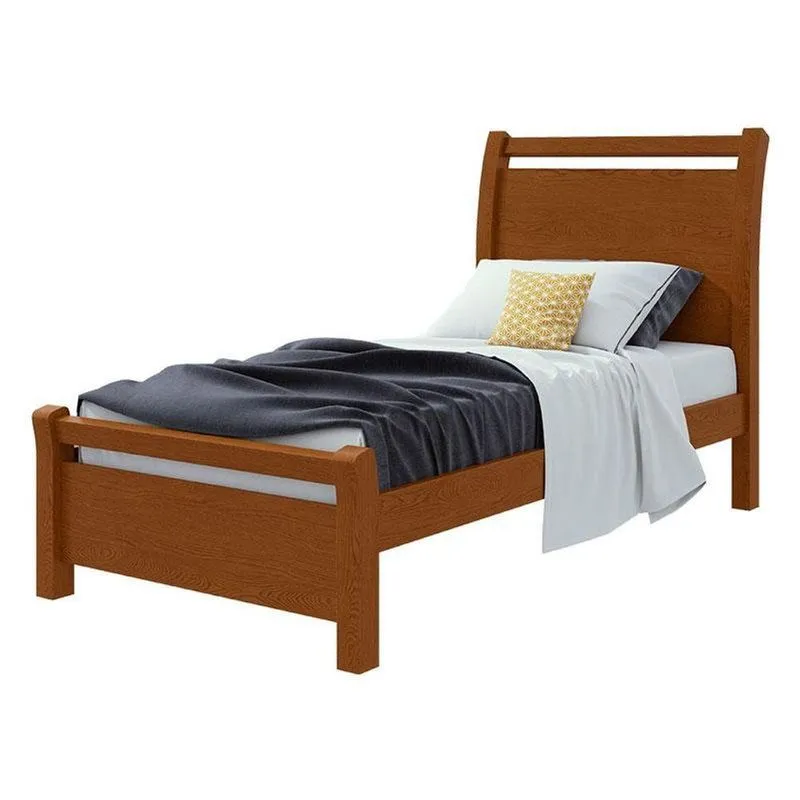 Cama Solteiro Ambiente Reali 90 Frassino - Lopas