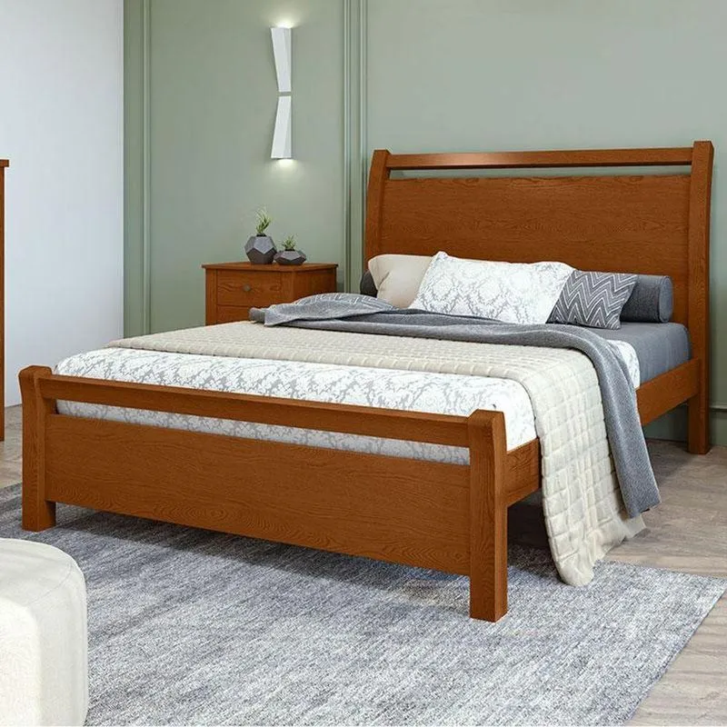 Cama Casal Ambiente Reali 140 Frassino - Lopas