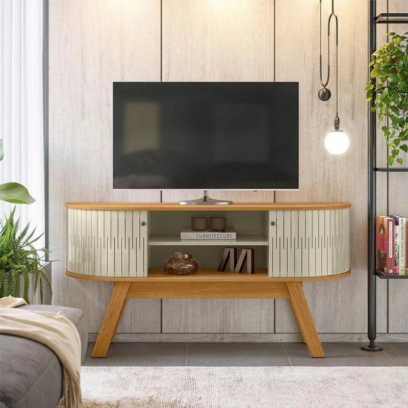 Rack Bancada Ambiente Atlanta Cumaru Opala - Madetec