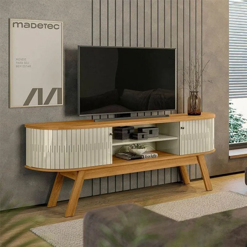 Rack Bancada Ambiente Valência Cumaru Opala - Madetec