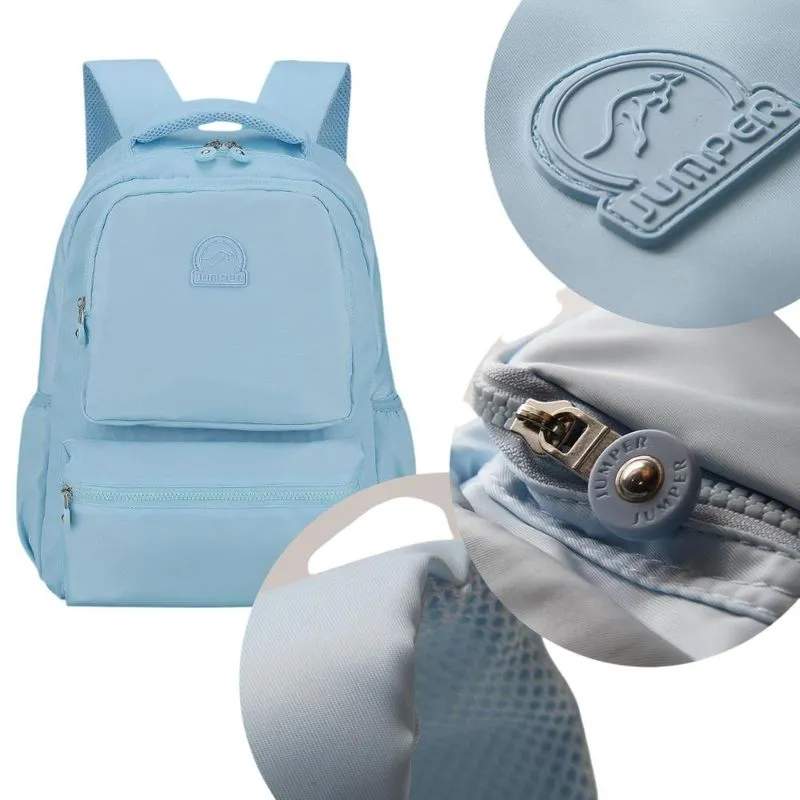 Mochila Juvenil Jumper 3 Compartimentos E Conforto Isibrás