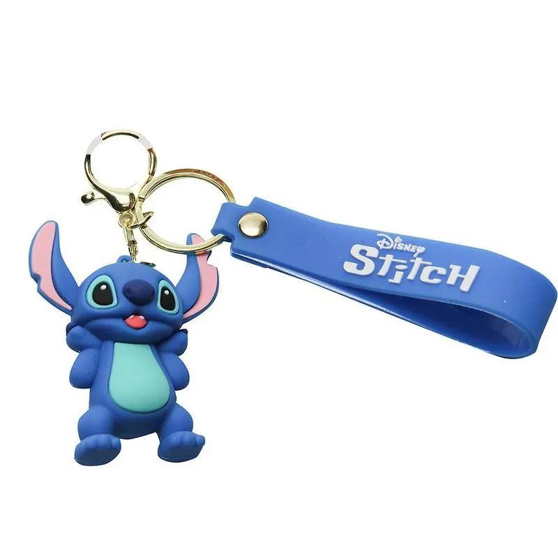 Brinquedo Chaveiro Stitch Disney Toyng Fofo E Divertido Para Mochila Azul