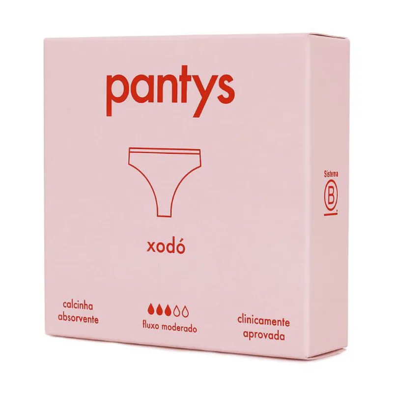 Calcinha Absorvente Pantys Xodó Fluxo Moderado Tamanho GG 1 Unidade