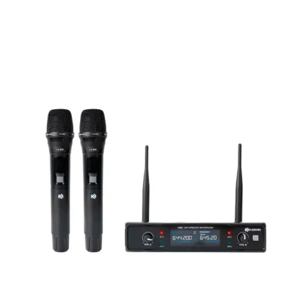 MICROFONE S/ FIO KADOSH DUPLO UHF KDS-W382M