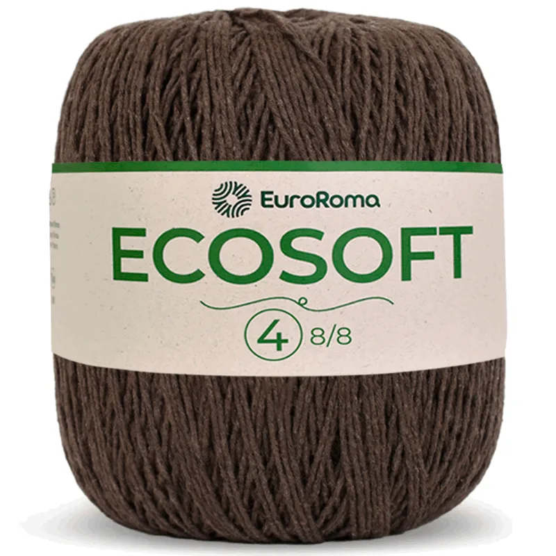 FIO ECOLOGICO ECOSOFT 300G 483M 8/8 MARROM 1100 - EuroRoma