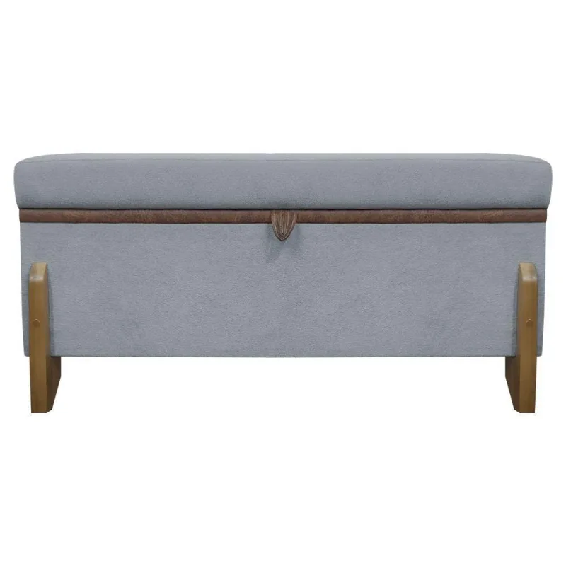 Puff Recamier Versallies 100 Cm Concreto Bouclé