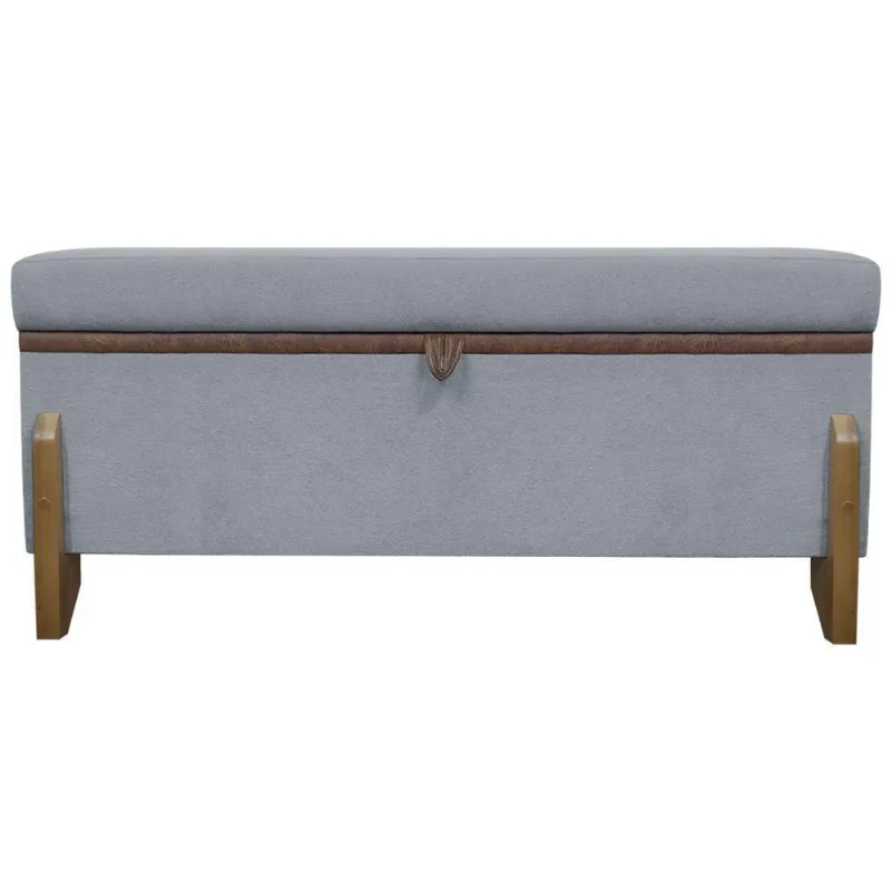 Puff Recamier Versallies 150 Cm Concreto Bouclé