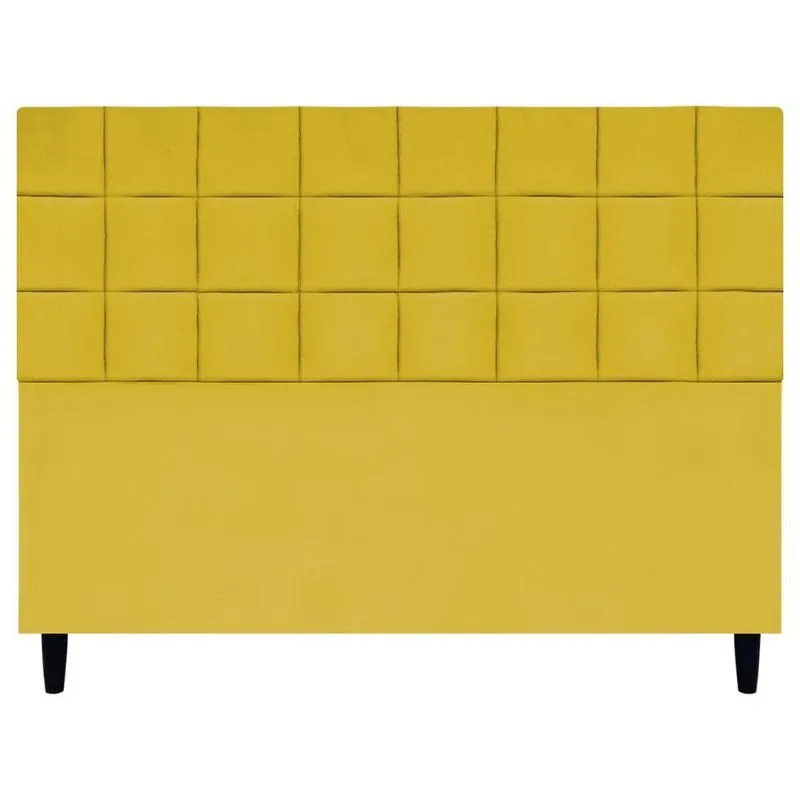 Cabeceira Estofada Para Cama Box Queen 160 Cm Florem Suede