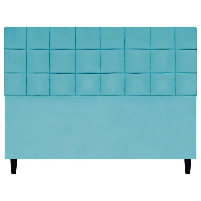 Cabeceira Estofada Para Cama Box Queen 160 Cm Florem Suede