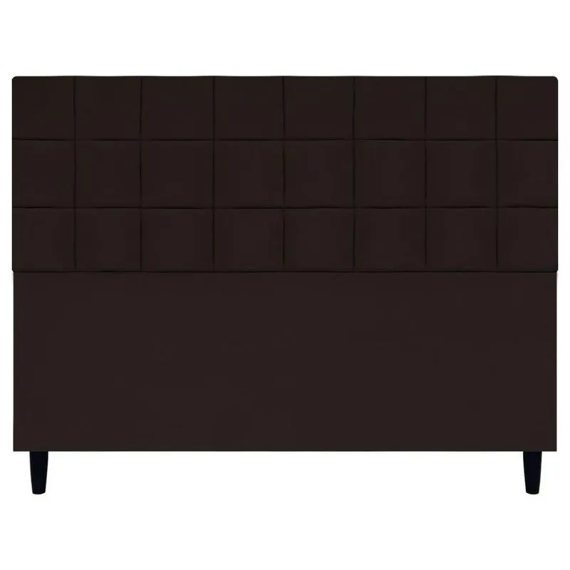 Cabeceira Estofada Para Cama Box Queen 160 Cm Florem Suede