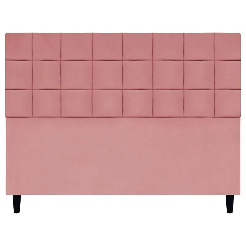 Cabeceira Estofada Para Cama Box Queen 160 Cm Florem Suede